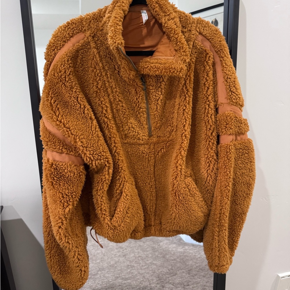 Free People Cozy Teddy Bear Jacket